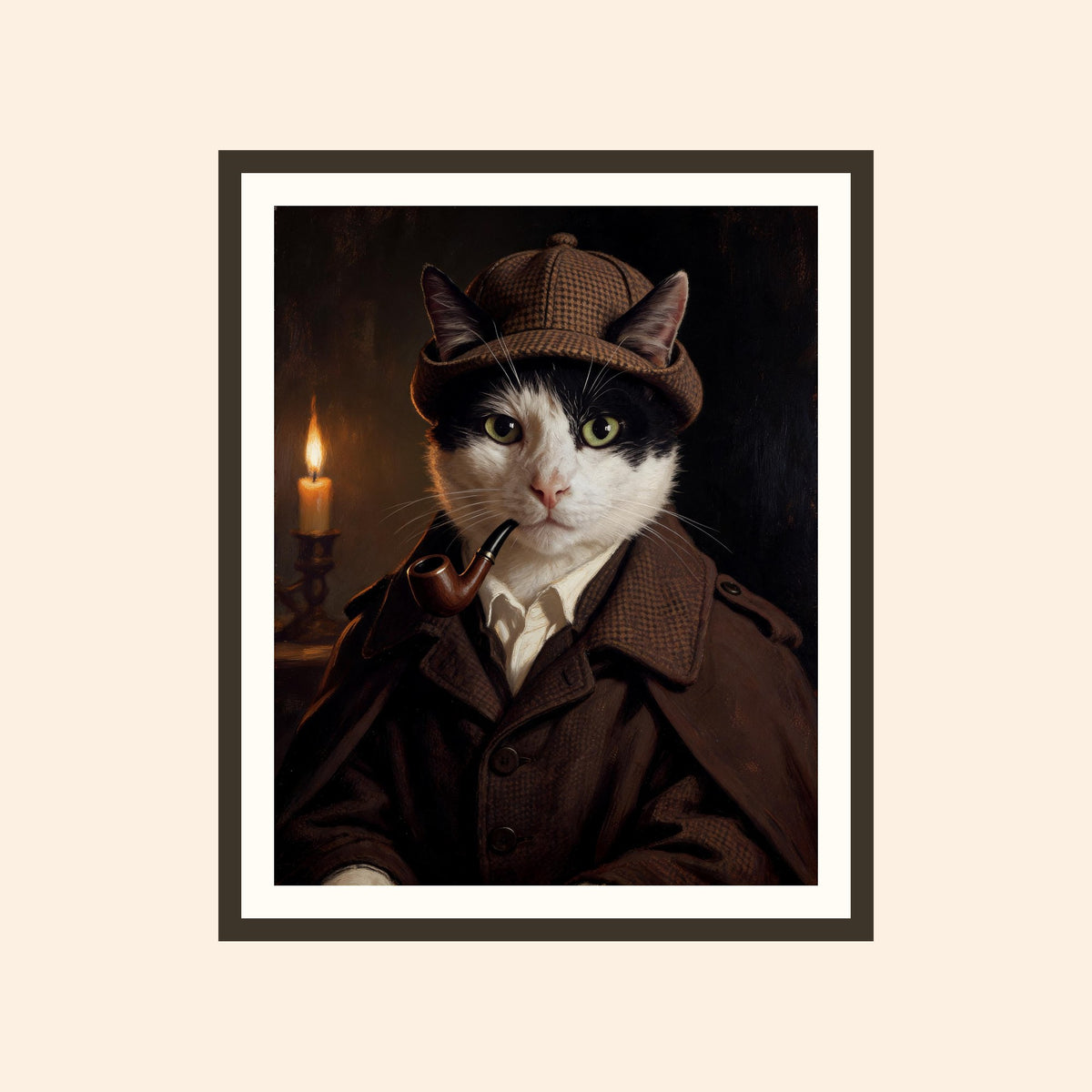 Le Détective — portrait d'animal sur-mesure — autre animal