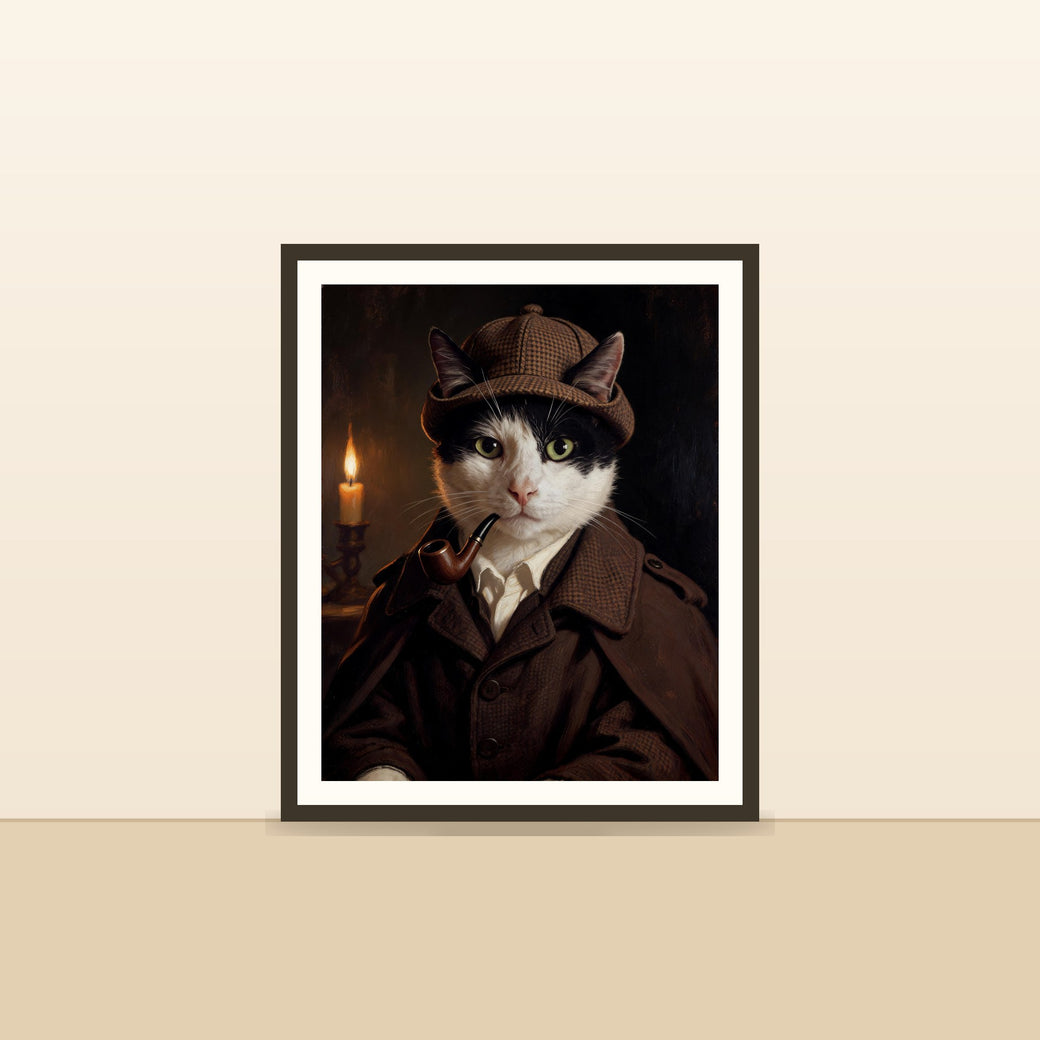 Un chat photographié à sa hauteur