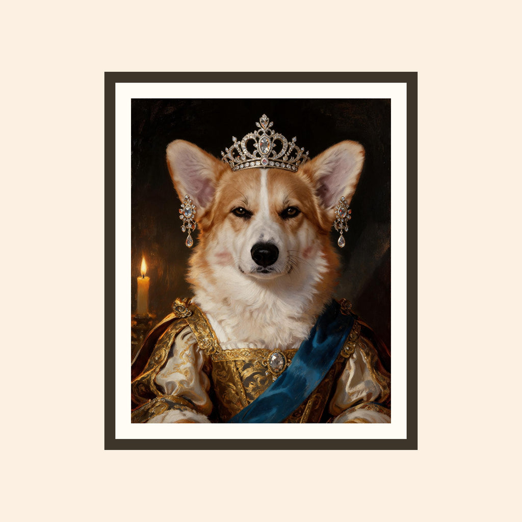 L'Impératrice — portrait d'animal sur-mesure