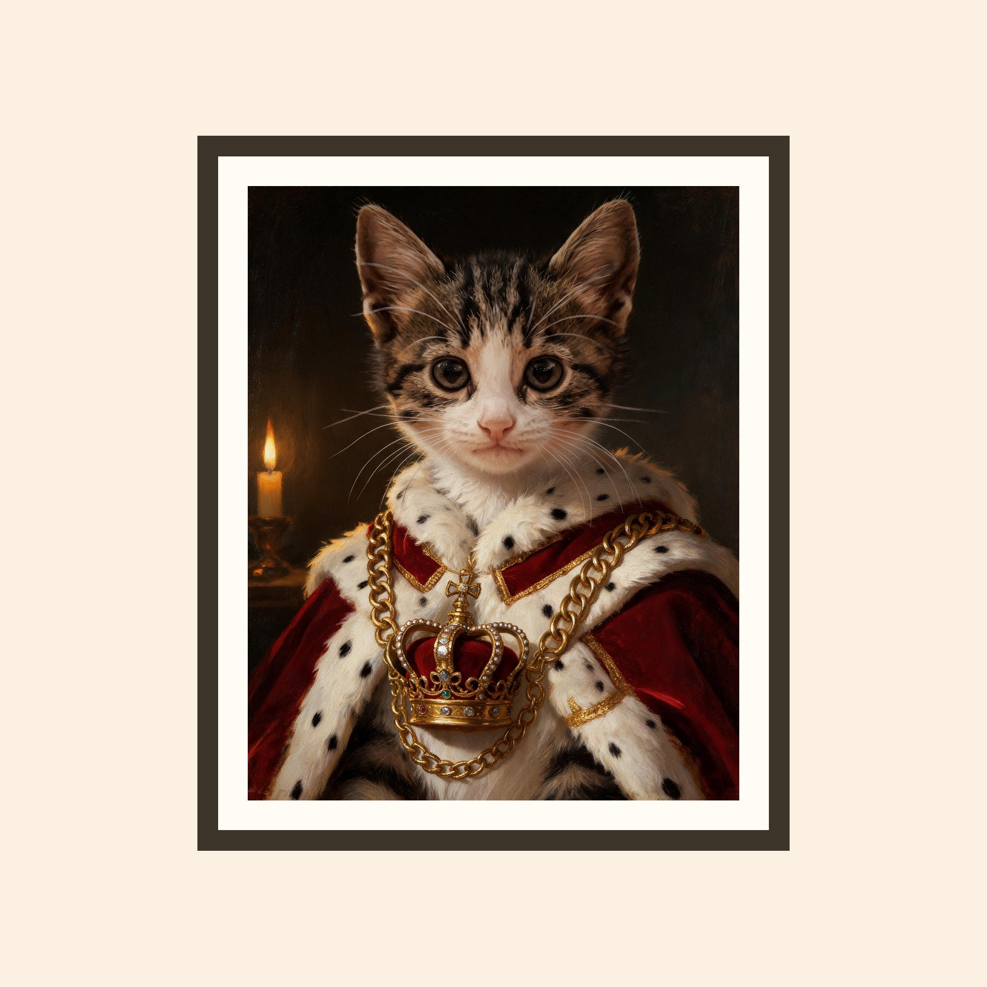 Le Portrait Royal — portrait d'animal sur-mesure