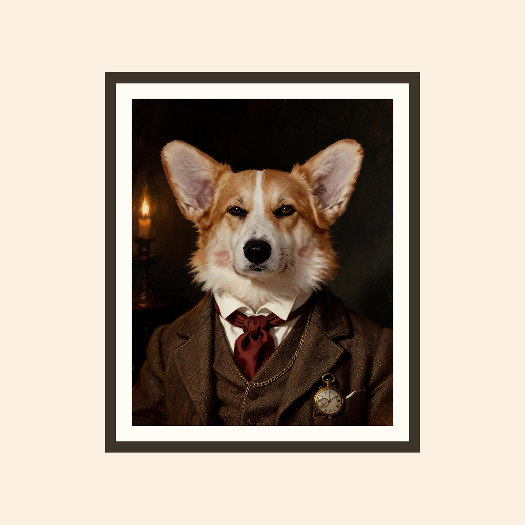 Le Victorien — portrait d'animal sur-mesure